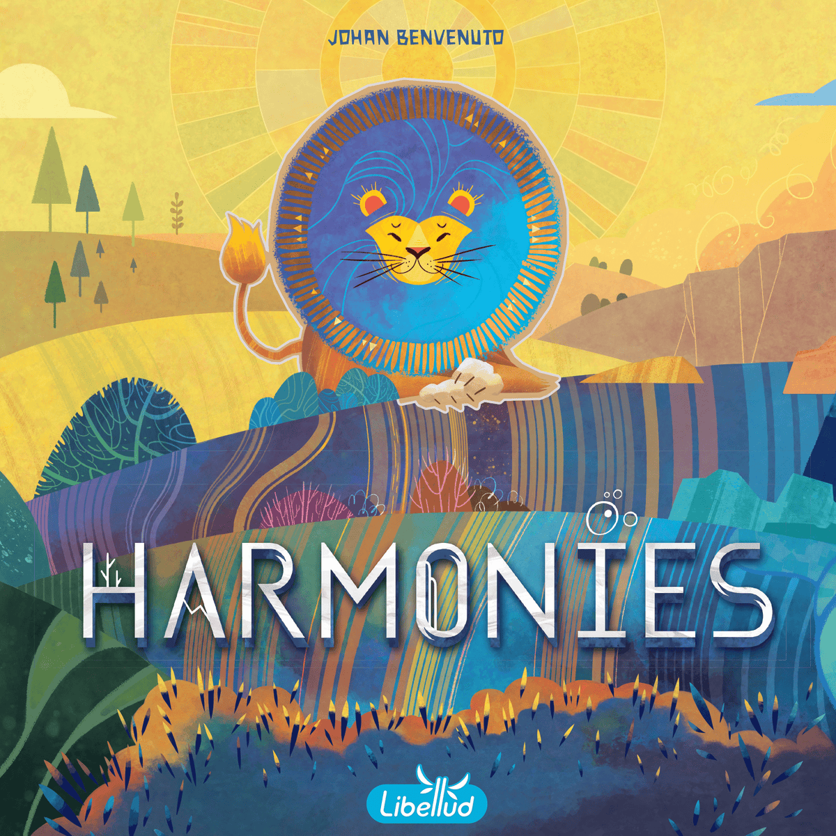 Harmonies board game box art