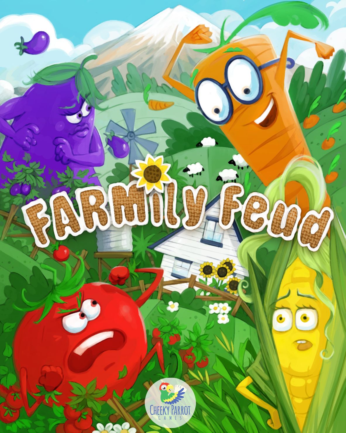 FARMily Feud card game box art