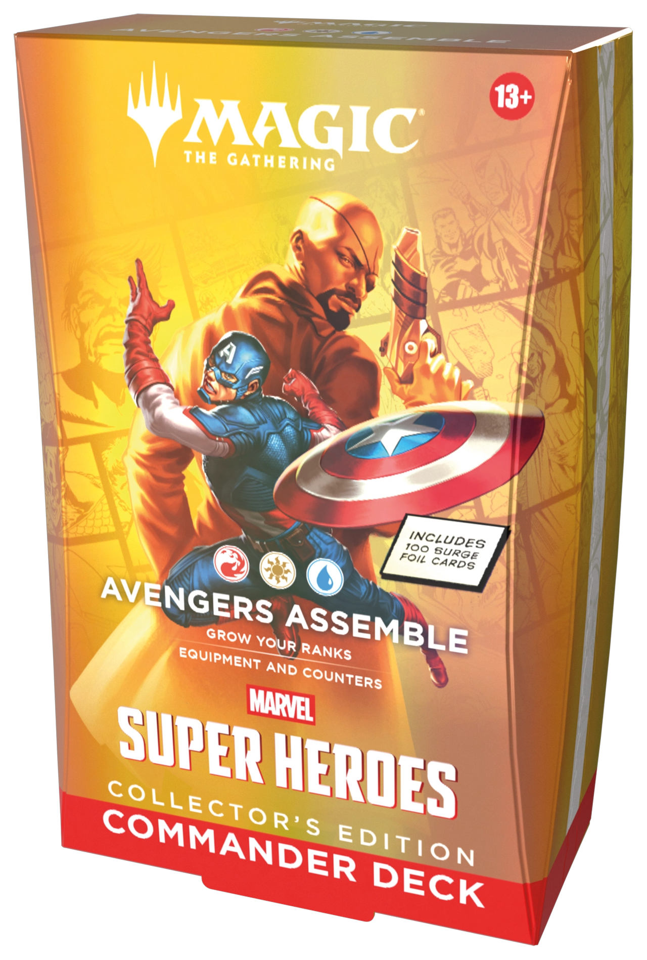 Magic: The Gathering Marvel Super Heroes Collector's Edition Commander Deck Avengers Assemble – box front