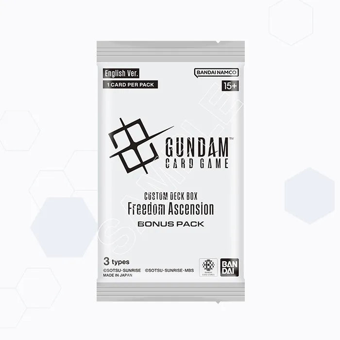 Gundam Card Game Freedom Ascension Deck Build Box [SC01] – bonus pack