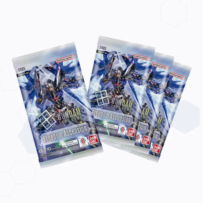 Gundam Card Game Freedom Ascension Deck Build Box [SC01] – Freedom Ascension [GD05] booster pack